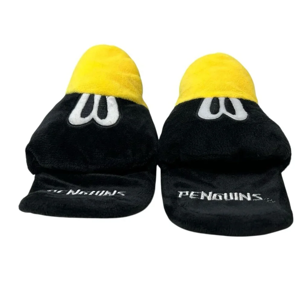 Pittsburgh Penguins Iceburgh Mascot Slippers Kids Youth OS 9